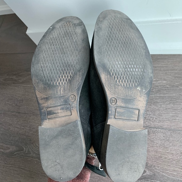 5th Avenue genuine real leather Chelsea boots shoes booties EU36 US 5.5 black - Picture 6 of 6